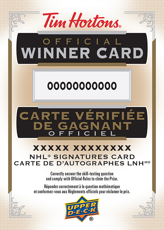 2022-23 Tim Hortons Upper Deck NHL Hockey Cards