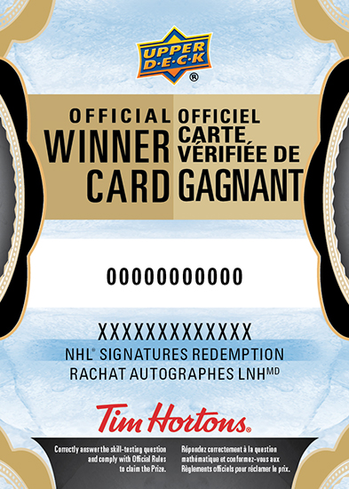 2023-24 Tim Hortons Upper Deck NHL Hockey Cards
